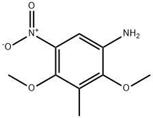 2,4-DIMETHOXY-3-METHYL-5-NITRO-PHENYLAMINE 结构式