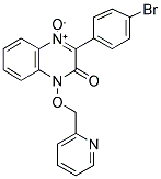 3-(4-BROMOPHENYL)-1-(PYRIDIN-2-YLMETHOXY)QUINOXALIN-2(1H)-ONE 4-OXIDE 结构式