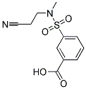 3-[(2-CYANO-ETHYL)-METHYL-SULFAMOYL]-BENZOIC ACID 结构式