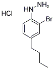 1-(2-Bromo-4-butylphenyl)hydrazine hydrochloride 结构式