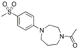 1-ACETYL-4-[4-(METHYLSULFONYL)PHENYL]-1,4-DIAZEPANE 结构式