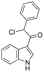 2-CHLORO-1-(1H-INDOL-3-YL)-2-PHENYL-ETHANONE 结构式