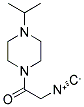 4-ISOPROPYL-PIPERAZINO-1-ISOCYANO-ACETAMIDE 结构式