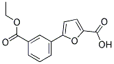 5-[3-(Ethoxycarbonyl)phenyl]-2-furoic acid 结构式