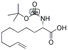 2(S)-TERT-BUTOXYCARBONYLAMINO-UNDEC-10-ENOIC ACID 结构式