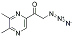 2-AZIDO-1-(5,6-DIMETHYL-PYRAZIN-2-YL)-ETHANONE 结构式