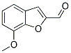 7-METHOXY-BENZOFURAN-2-CARBALDEHYDE 结构式