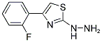 [4-(2-FLUORO-PHENYL)-THIAZOL-2-YL]-HYDRAZINE 结构式