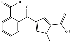 4-(2-CARBOXYBENZOYL)-1-METHYL-1H-PYRROLE-2-CARBOXYLIC ACID 结构式