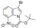 3-BROMO-7-NITROINDOLE, N-BOC PROTECTED 结构式