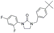 1-(4-tert-Butylbenzyl)-3-(2,4-difluorophenyl)imidazolidin-2-one 结构式