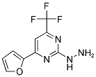 (4-FURAN-2-YL-6-TRIFLUOROMETHYL-PYRIMIDIN-2-YL)-HYDRAZINE 结构式