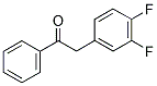 2-(3,4-DIFLUOROPHENYL)ACETOPHENONE 结构式