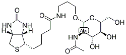 BIOTIN-2-ACETAMIDO-2-DEOXY-BETA-D-GLUCOPYRANOSIDE 结构式