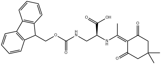 DDE-DAP(FMOC)-OH 结构式