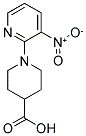 1-(3-NITROPYRIDIN-2-YL)PIPERIDINE-4-CARBOXYLIC ACID 结构式