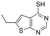 6-ETHYL-THIENO[2,3-D]PYRIMIDINE-4-THIOL 结构式