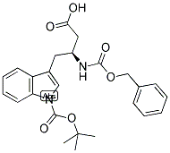 NΒ-Z-NIN-BOC-L-Β-高色氨酸 结构式