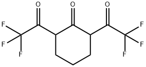 2,6-BIS(2,2,2-TRIFLUOROACETYL)CYCLOHEXANONE 结构式