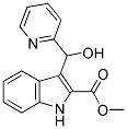 3-(Hydroxy-pyridin-2-yl-methyl)-1H-indole-2-carboxylic acid methyl ester 结构式
