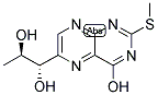 4-HYDROXY-6-(L-ERYTHRO-1,2-DIHYDROXYPROPYL)-2-METHYLTHIOPTERIDINE 结构式