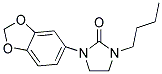 1-(1,3-BENZODIOXOL-5-YL)-3-BUTYLIMIDAZOLIDIN-2-ONE 结构式