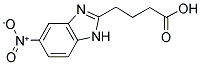 4-(5-NITRO-1 H-BENZOIMIDAZOL-2-YL)-BUTYRIC ACID 结构式