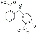 2-[4-(甲基硫烷基)-3-硝基苯甲酰基]苯甲酸 结构式