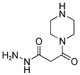 3-OXO-3-PIPERAZIN-1-YL-PROPIONIC ACID HYDRAZIDE 结构式