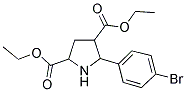 DIETHYL 5-(4-BROMOPHENY)-2,4-PYRROLIDINEDICARBOXYLATE 结构式
