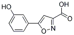 5-(3-HYDROXY-PHENYL)-ISOXAZOLE-3-CARBOXYLIC ACID 结构式