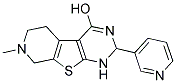 7-METHYL-2-PYRIDIN-3-YL-1,2,5,6,7,8-HEXAHYDROPYRIDO[4',3':4,5]THIENO[2,3-D]PYRIMIDIN-4-OL 结构式