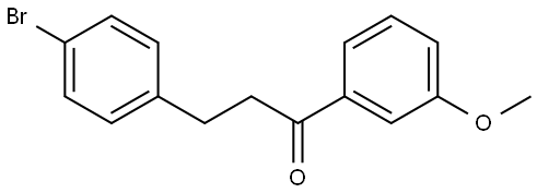 3-(4-Bromophenyl)-3'-methoxypropiophenone 结构式