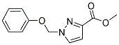 1-PHENOXYMETHYL-1 H-PYRAZOLE-3-CARBOXYLIC ACID METHYL ESTER 结构式