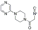 4-(2-PYRAZINYL)-PIPERAZINO-1-ISOCYANO-ACETAMIDE 结构式