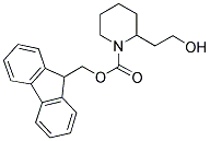 FMOC-2-(2-PIPERIDYL)ETHANOL 结构式