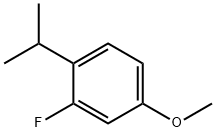 2-氟-4-甲氧基-1-异丙基苯 结构式