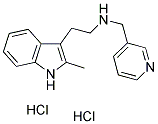 2-(2-METHYL-1H-INDOL-3-YL)ETHYL](PYRIDIN-3-YLMETHYL)AMINE DIHYDROCHLORIDE 结构式