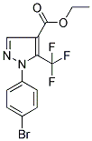 1-(4-BROMOPHENYL)-5-(TRIFLUOROMETHYL)PYRAZOLE-4-CARBOXYLIC ACID ETHYL ESTER 结构式