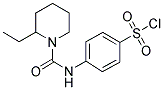 4-[(2-ETHYL-PIPERIDINE-1-CARBONYL)-AMINO]-BENZENESULFONYL CHLORIDE 结构式