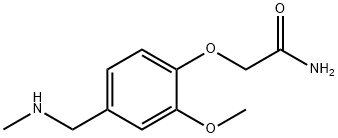 2-(2-METHOXY-4-((METHYLAMINO)METHYL)PHENOXY)ACETAMIDE 结构式
