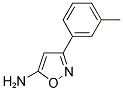 3-间甲苯基-5-氨基异噁唑 结构式