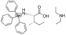 N-ALPHA-TRITYL-L-ISOLEUCINE DIETHYLAMINE 结构式