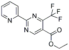 Ethyl 2-(2-pyridinyl)-4-(trifluoromethyl)-5-pyrimidinecarboxylate 结构式