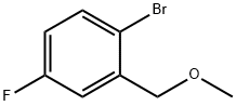 1-溴-4-氟-2-(甲氧基甲基)苯 结构式