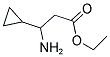 3-AMINO-3-CYCLOPROPYL-PROPIONIC ACID ETHYL ESTER 结构式