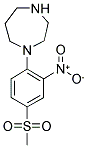 1-[4-(METHYLSULFONYL)-2-NITROPHENYL]-1,4-DIAZEPANE 结构式