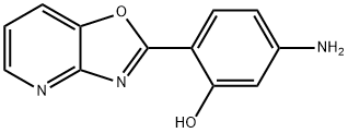 5-AMINO-2-[1,3]OXAZOLO[4,5-B]PYRIDIN-2-YLPHENOL 结构式