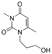 1-(3-Hydroxypropyl)-3,6-dimethyl-2,4(1H,3H)-pyrimidinedione 结构式