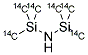 HEXAMETHYLDISILAZANE, [METHYL-14C] 结构式